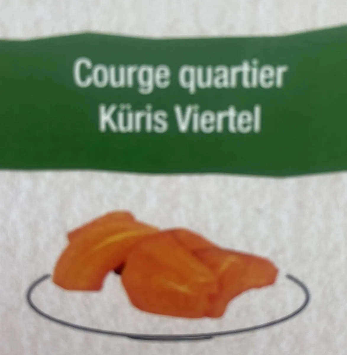 Courges Quartier 3 Kg