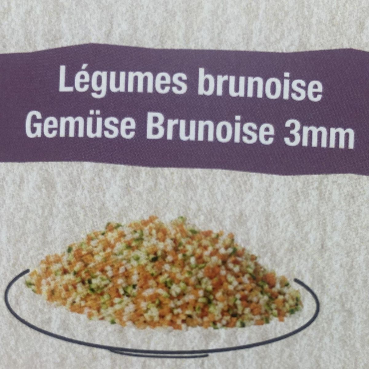 Légumes Brunoise 500Gr 3mm