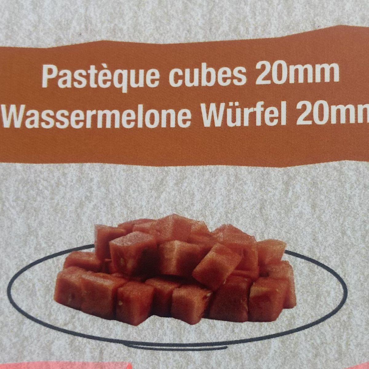 Pastèque Cube 20mm 3kg