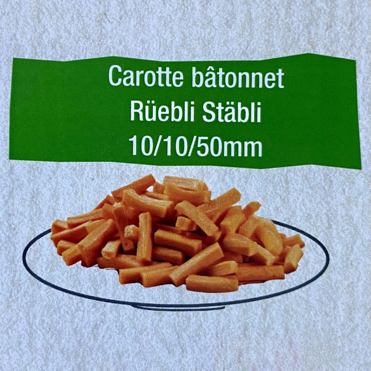 Carotte Bâtonnet 10/10/50 5 kg