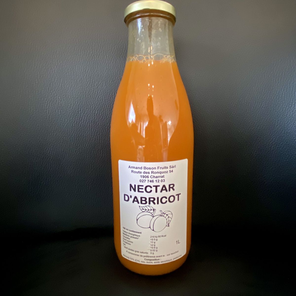 Nectar d’abricot 1litre