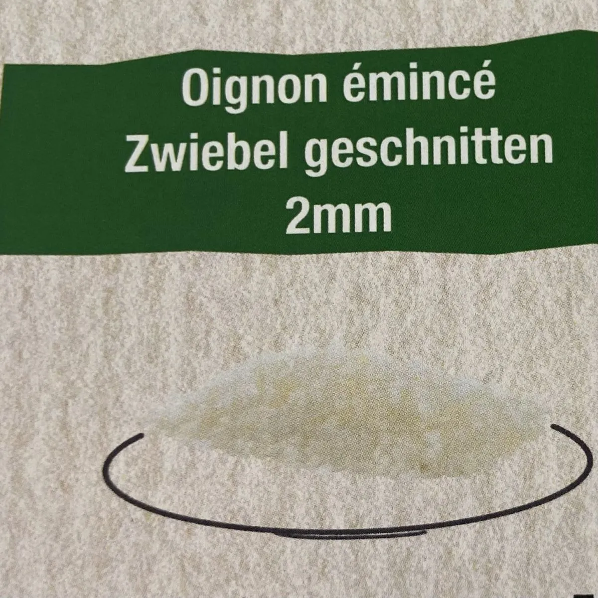 Oignons Émincés 2mm x 3 Kg